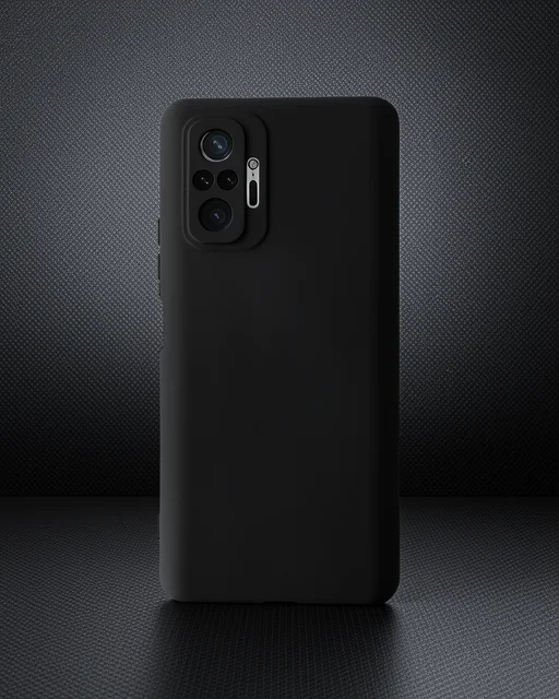 Xiaomi Redmi Note 10 Pro Kılıf Nano İçi Kadife Silikon - Siyah