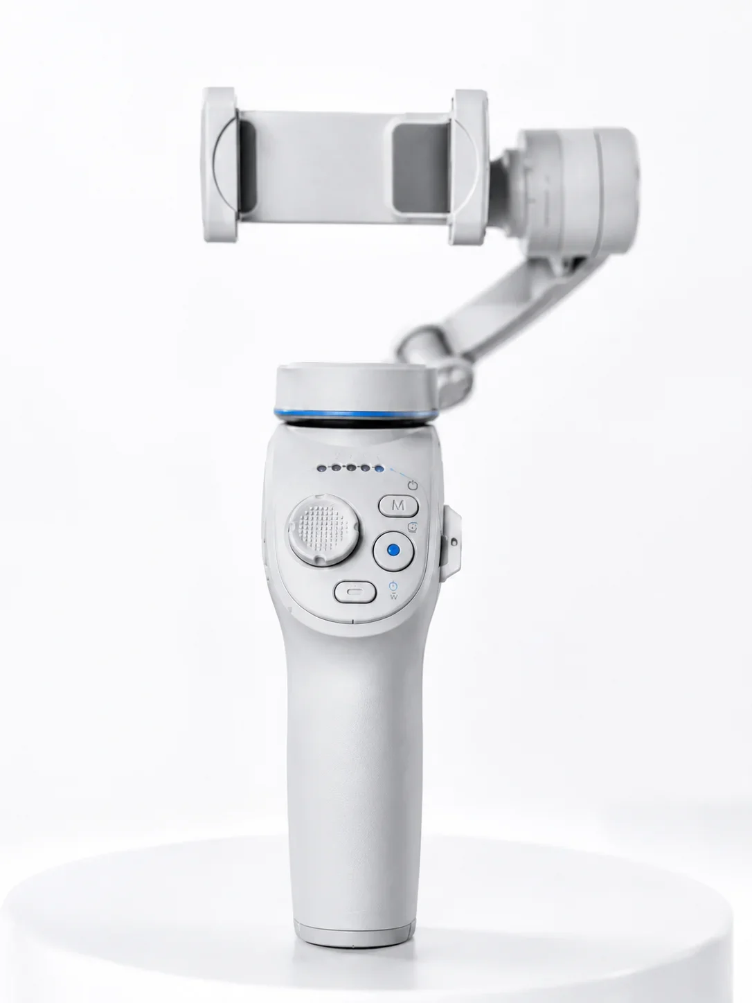 3 Eksen Telefon Gimbal Stabilizer Yapay Zeka Takipli Katlanabilir Dahili Dolgu Işıklı Video Sabitleyici görsel 2