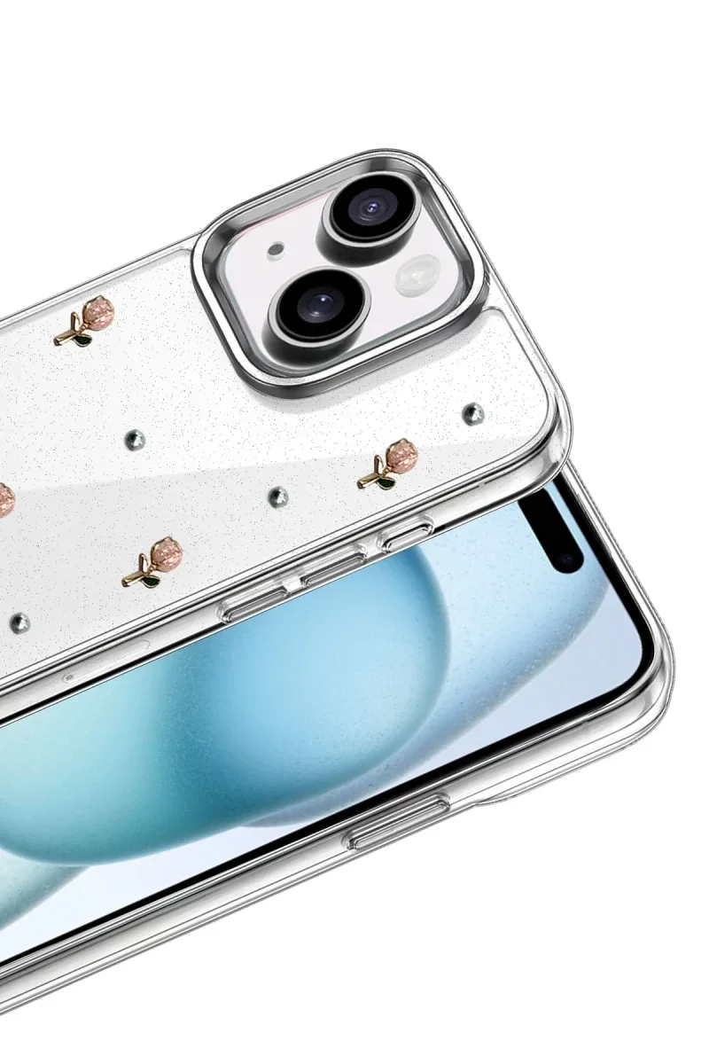 Apple iPhone 14 Fiyonk Desenli Kapak - Desen 6 görsel 2