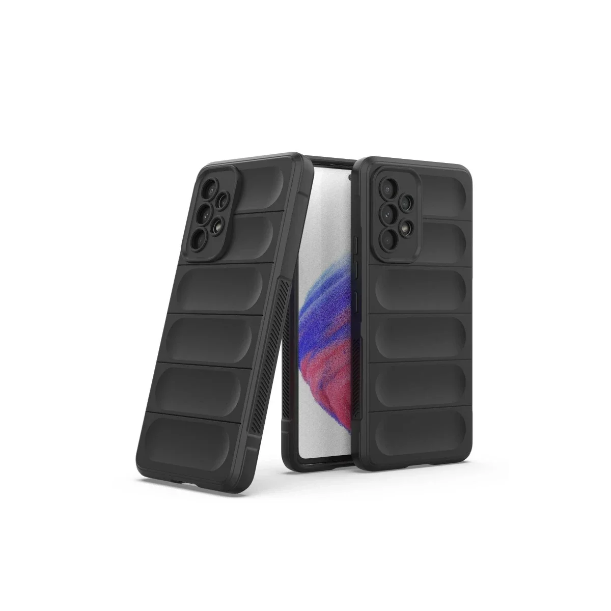 Samsung Galaxy A53 5G Kılıf Optimum Silikon - Siyah görsel 2