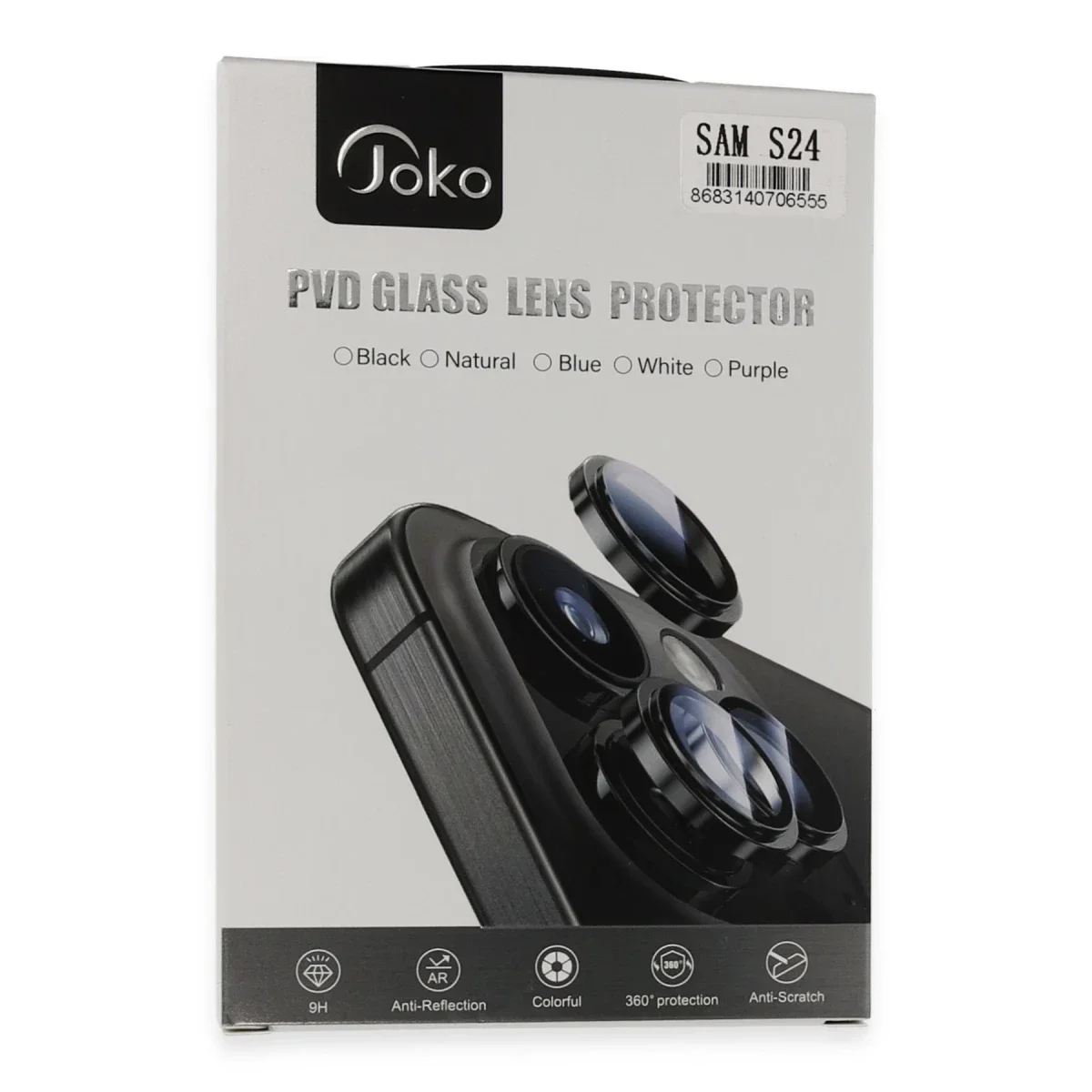 Joko Samsung Galaxy S24 PVD Metal Kamera Lens - Derin Mor görsel 3