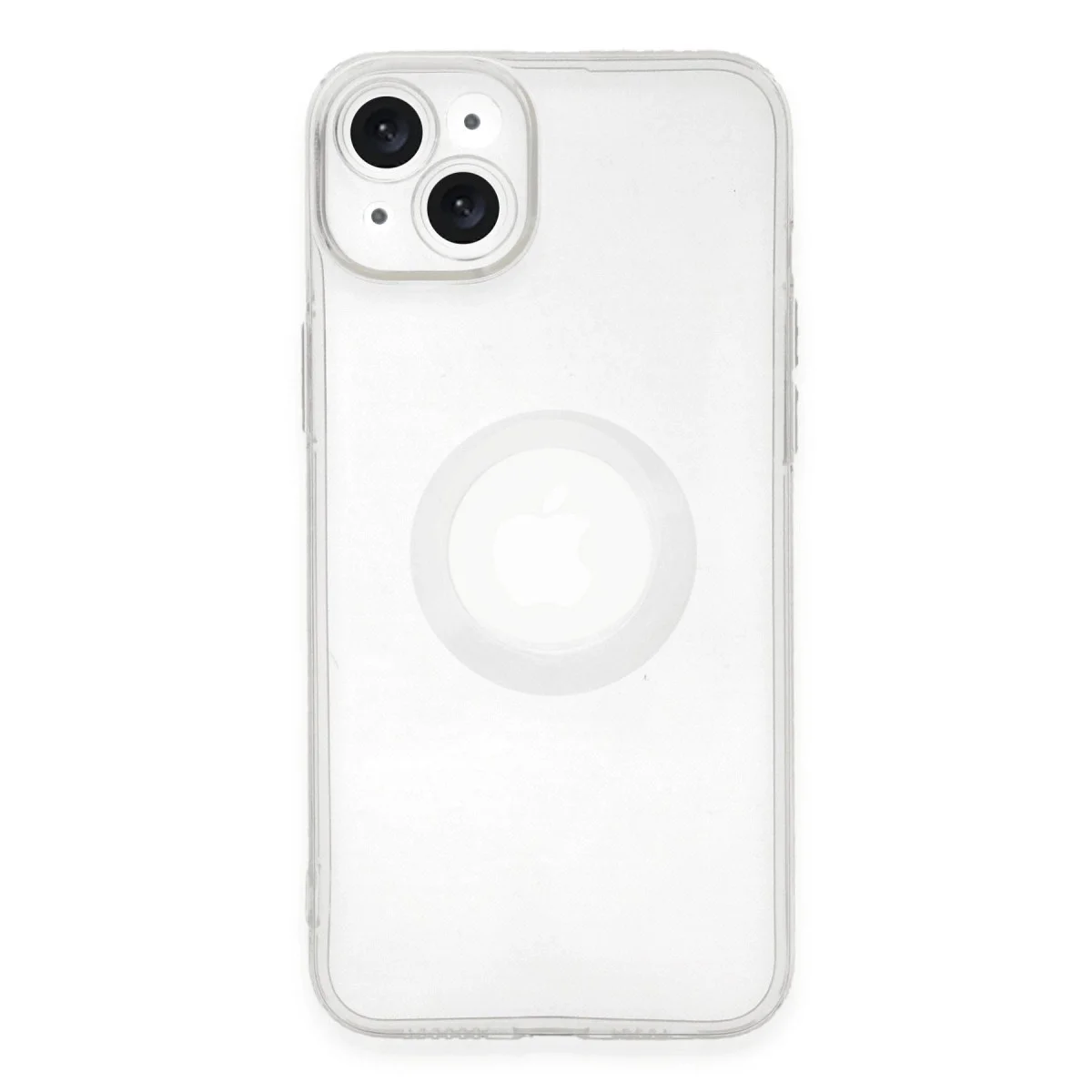 Apple İphone 14 Plus Kılıf Santa Lens Silikon - Şeffaf