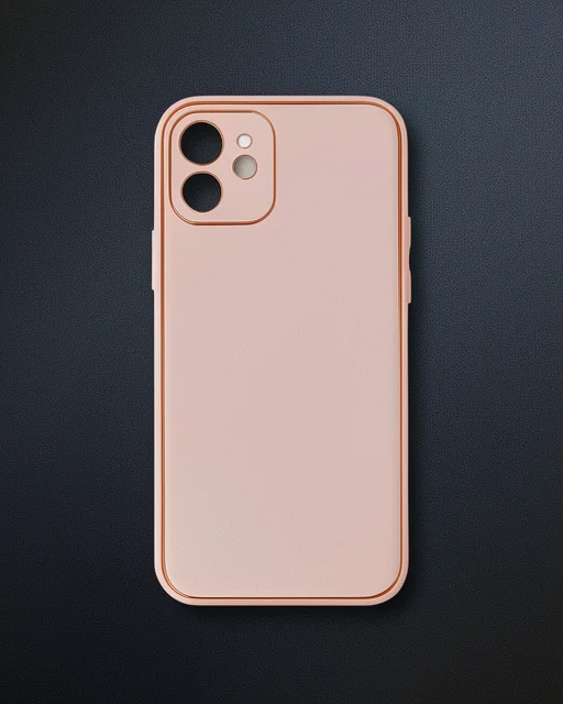 Apple İphone 12 Kılıf Coco Deri Silikon Kapak - Pembe
