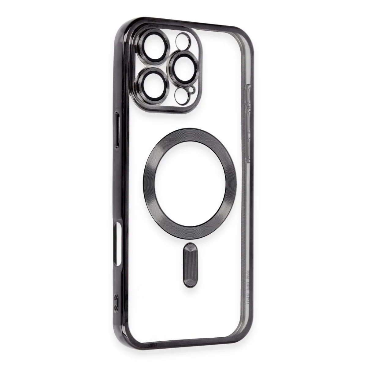 Apple İphone 16 Pro Kılıf Kross Magneticsafe Kapak - Siyah görsel 2