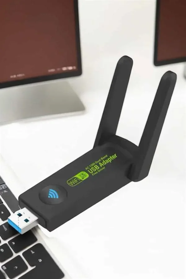 Wifi Adaptör Çift Bantlı Kablosuz Wifi Adaptörü görsel 4