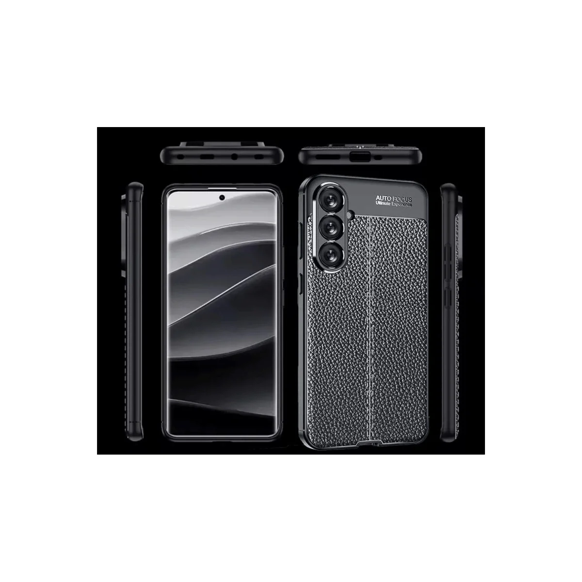 Samsung A56 Kılıf Auto Focus Kapak - Koyu Yeşil görsel 3