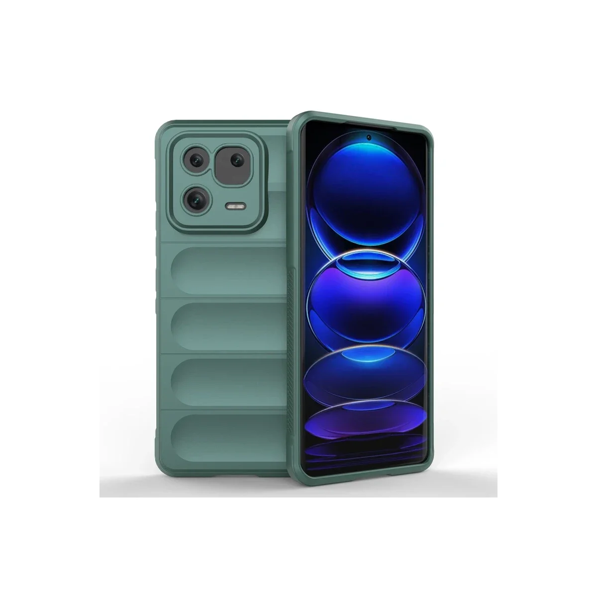 Xiaomi Mi 13 Pro Kılıf Optimum Silikon - Koyu Yeşil