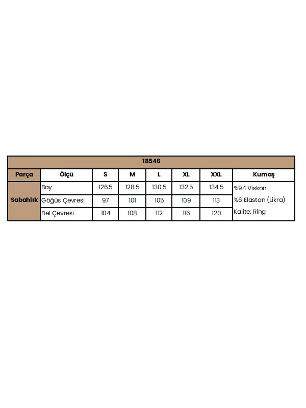Dantelli ve Kuşaklı Sabahlık görseli