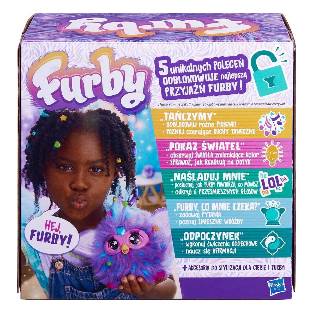 F6743 Furby Mor İnteraktif Peluş görsel 3