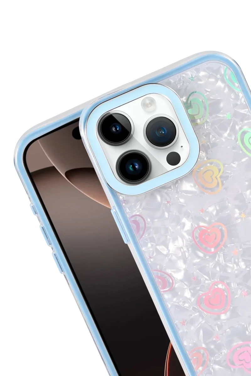 Apple iPhone 14 Pro Max Lu Desenli Kapak - Mavi görsel 2