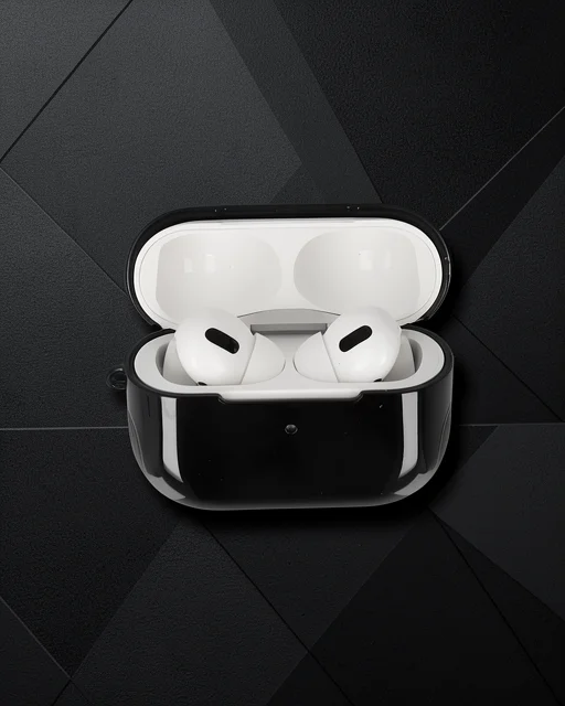 Apple Airpods Pro (1.nesil) 3in1 Kılıf - Siyah