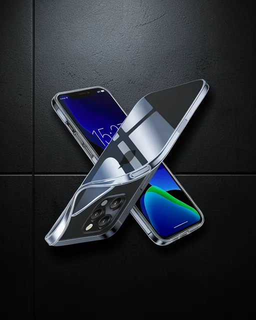 Apple İphone 15 Pro Kılıf Lüx Şeffaf Silikon