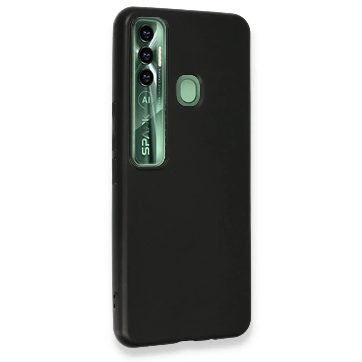 Tecno Spark 7 Pro Kılıf First Silikon - Siyah görsel 3