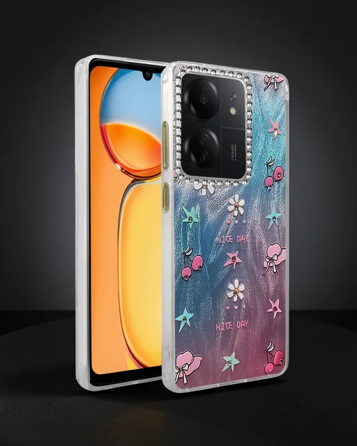 Xiaomi Redmi 13c Kılıf Blade Aynalı Desenli Kapak - Desen 4