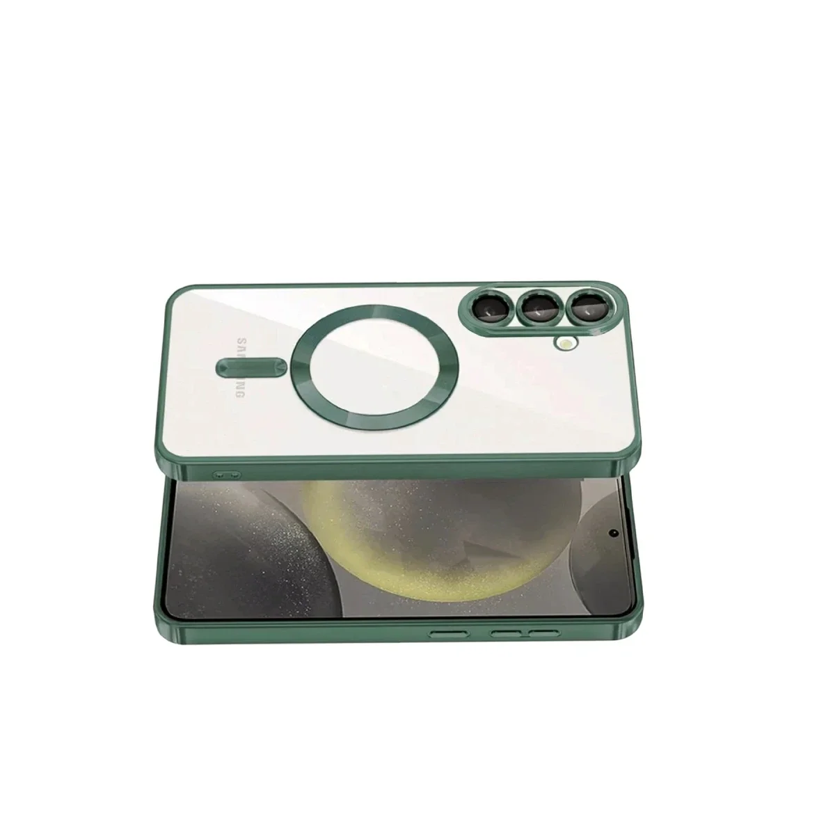 Samsung Galaxy S26 Plus Kross Magneticsafe Kapak - Koyu Yeşil görsel 3