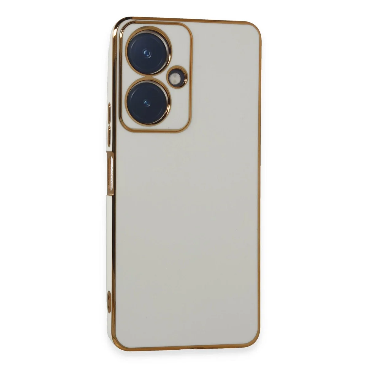 Vivo Y27 Kılıf Volet Silikon - Beyaz