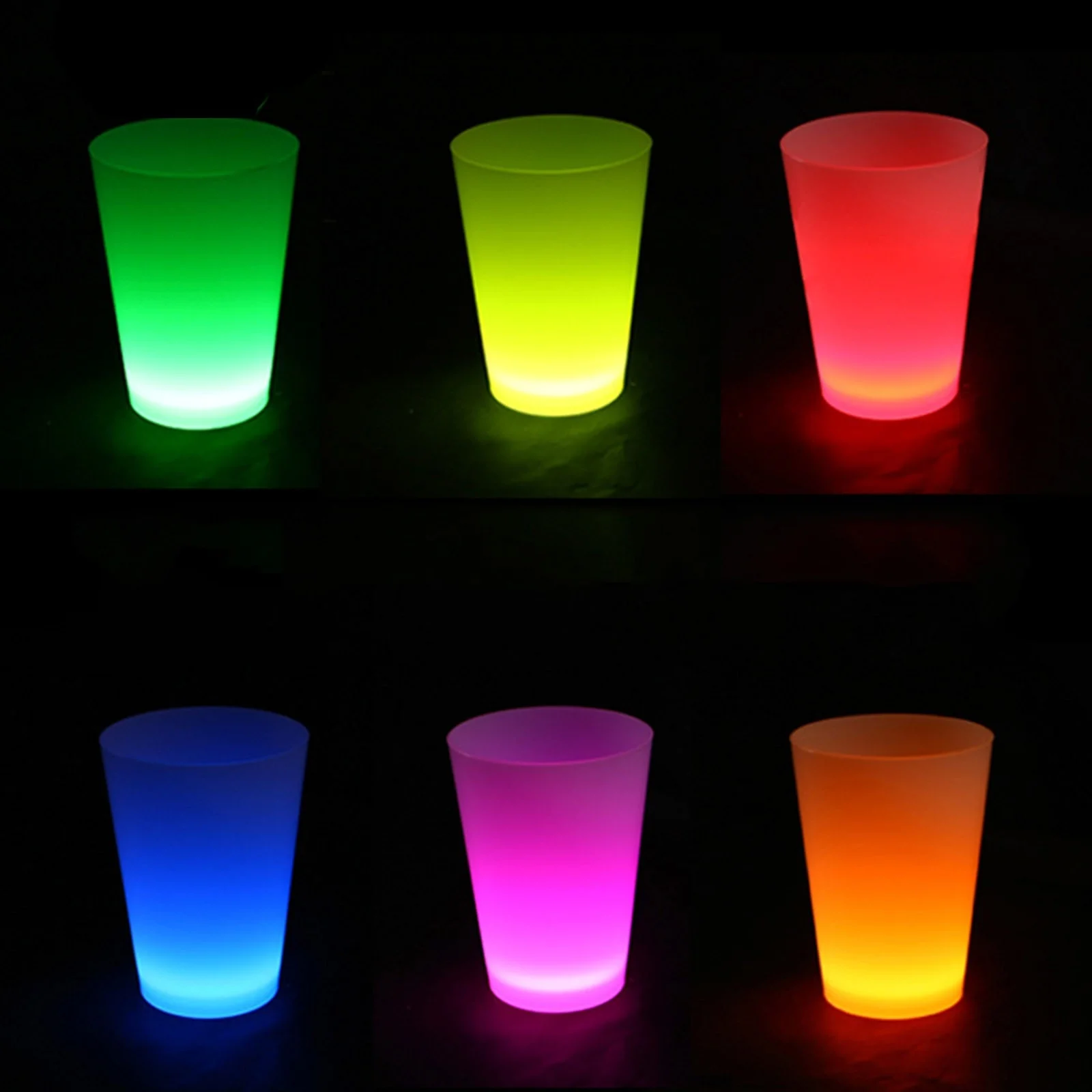 Neon Parti Glow Bardak 1.5 oz Karışık Renk 1 Adet Tekli görsel 3
