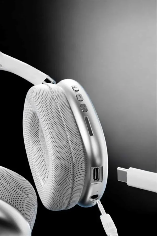 P9 Air Max Kablosuz 5.0 krofonlu Bluetooth Kulaklık Beyaz Yüksek Ses Kaliteli