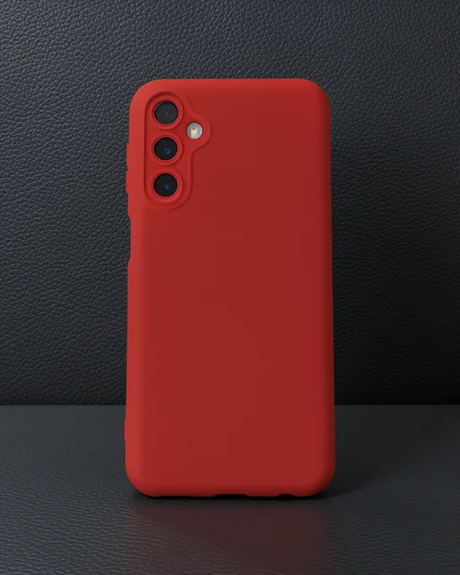 Samsung Galaxy M14 5g Kılıf Nano İçi Kadife Silikon - Kırmızı