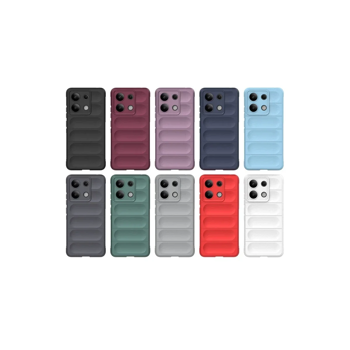 Xiaomi Redmi Note 13 Pro 4G Kılıf Optimum Silikon - Siyah görsel 3