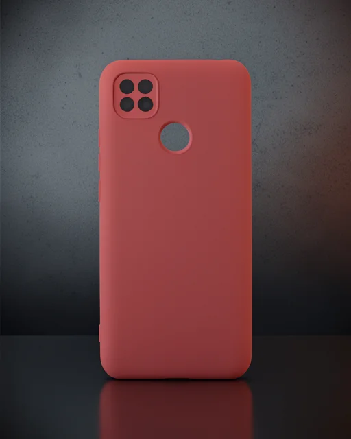 Xiaomi Redmi 9c Kılıf Nano İçi Kadife Silikon - Pudra