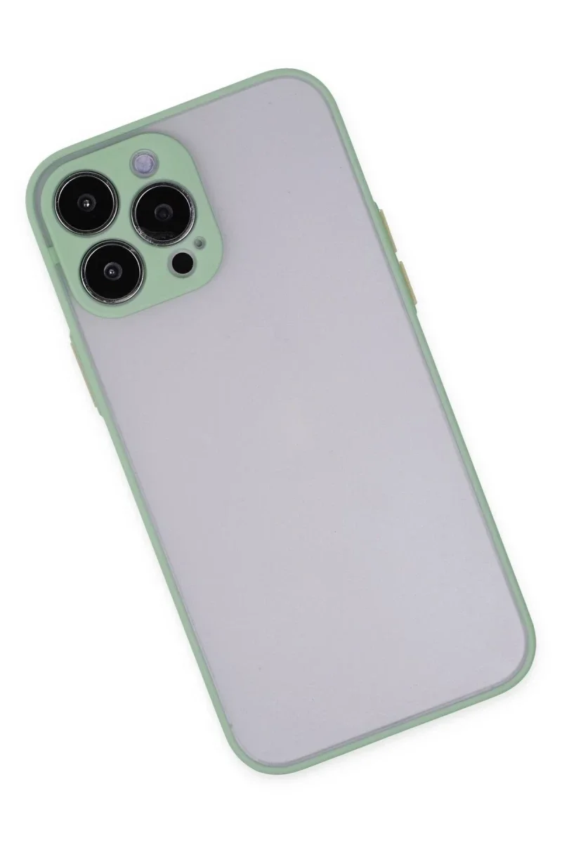 Apple iPhone 14 Pro Kılıf Montreal Silikon Kapak - Turkuaz görsel 2