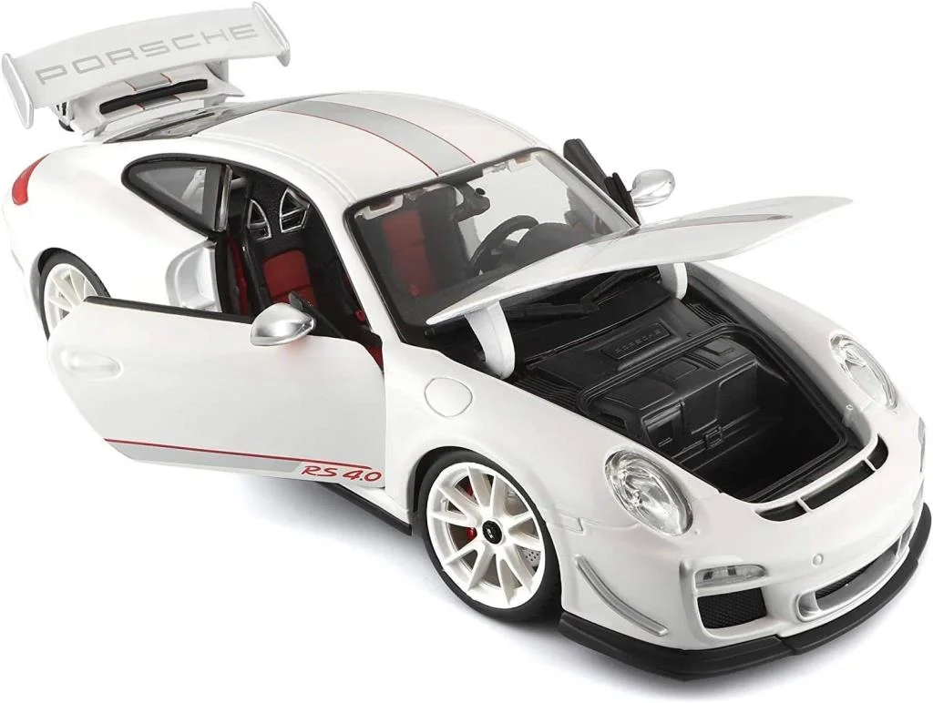 1:18 911 GT3 RS 4.0 Beyaz Model Araba görsel 2