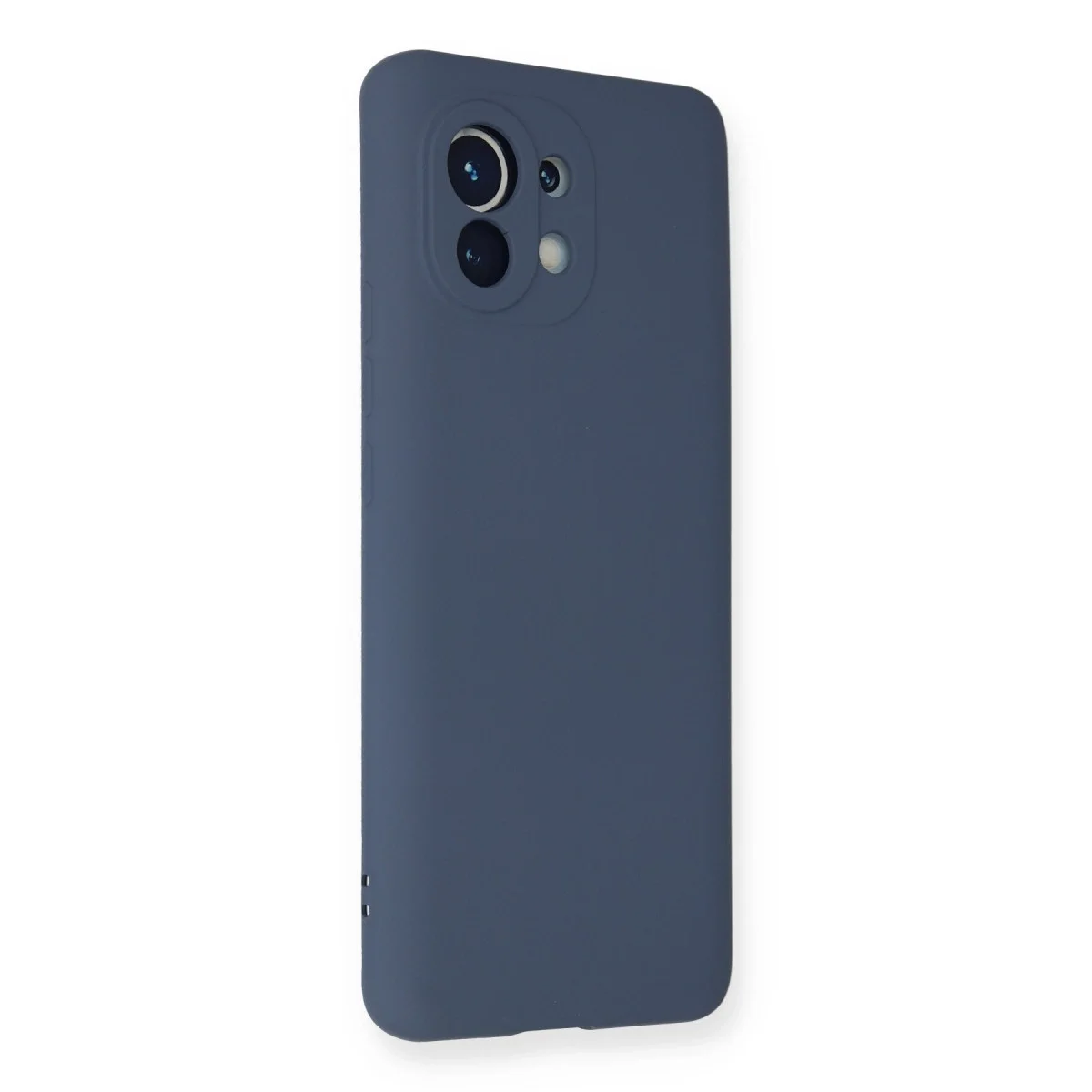 Xiaomi Mi 11 Kılıf Nano İçi Kadife Silikon - Gri görsel 2