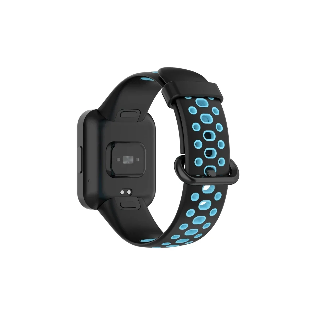 Xiaomi Redmi Watch 2 Spor Delikli Kordon - Siyah-Mavi görsel 2