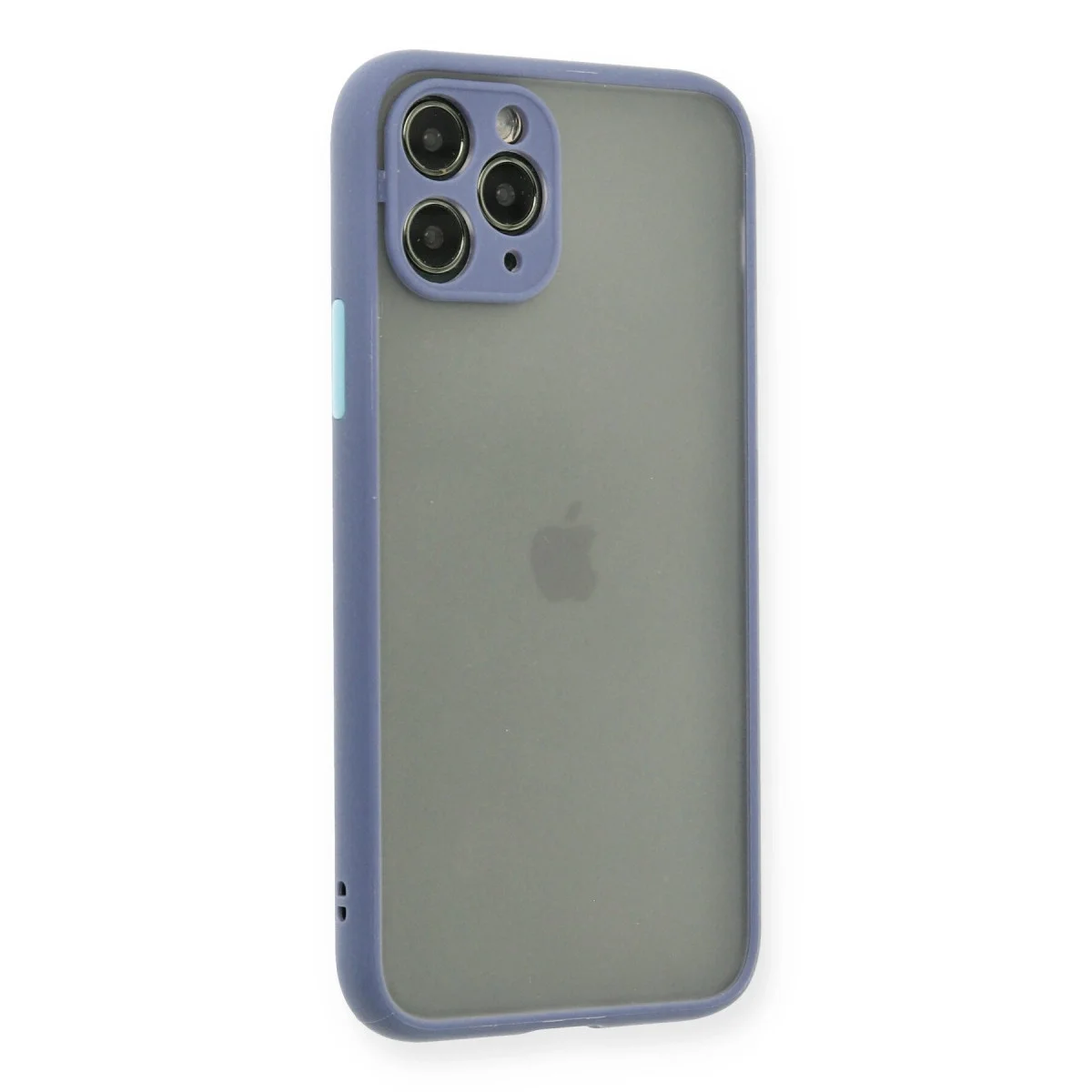 Apple İphone 11 Pro Kılıf Montreal Silikon Kapak - Gri görsel 2