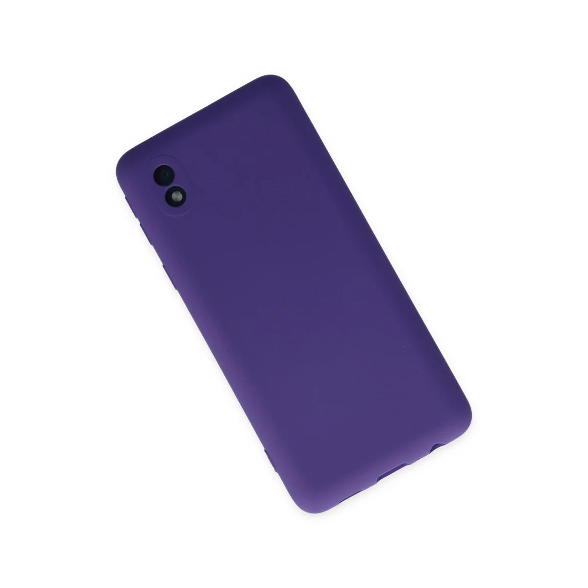 Samsung Galaxy A01 Core Kılıf Nano İçi Kadife Silikon - Mor görsel 3