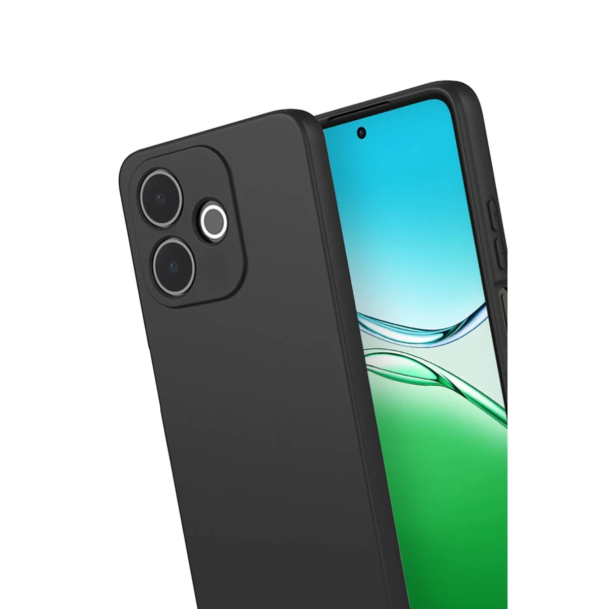 Oppo A5 Pro 4g First Silikon - Siyah görsel 3