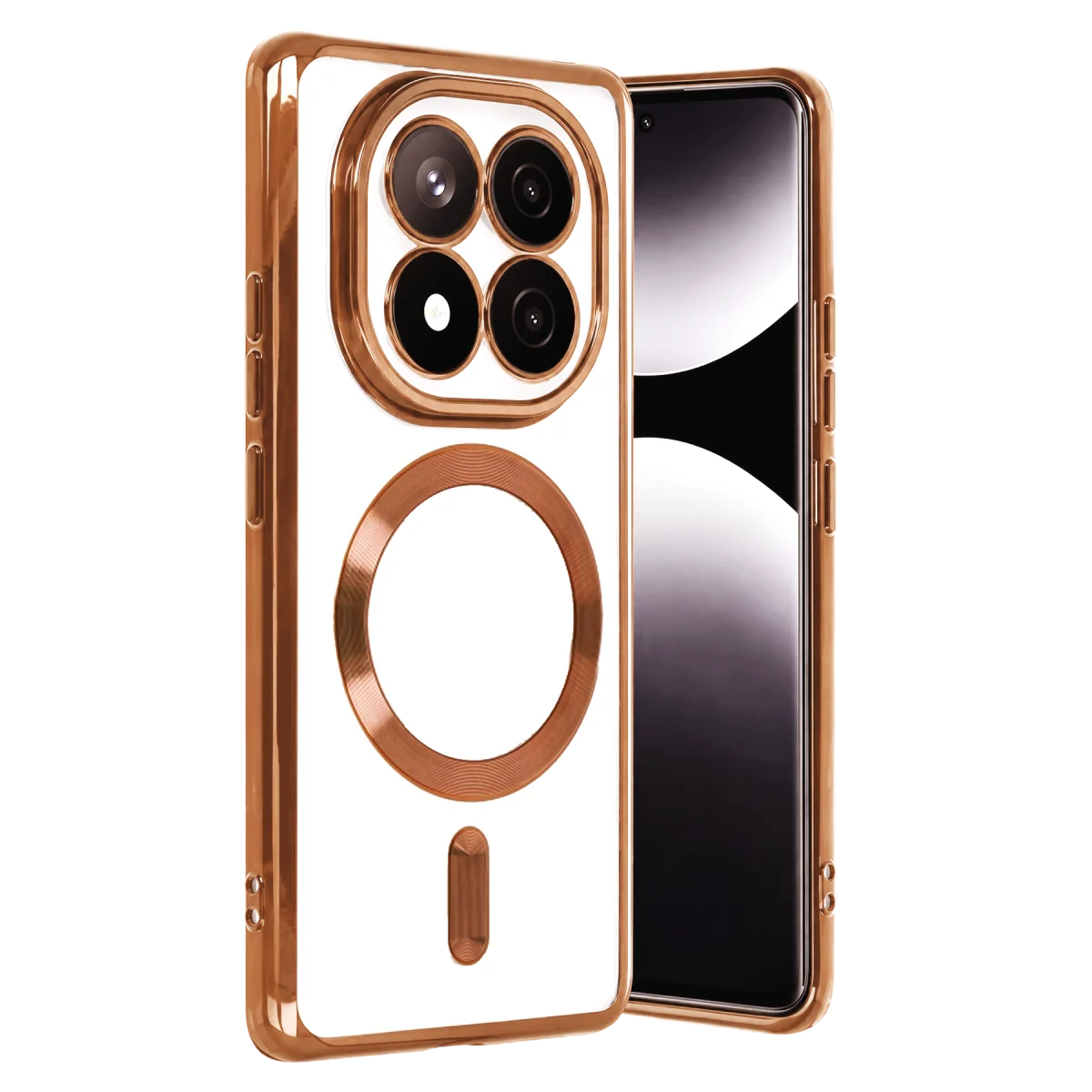 Xiaomi Redmi Note 15 Pro 4G Kross Magneticsafe Kapak - Turuncu