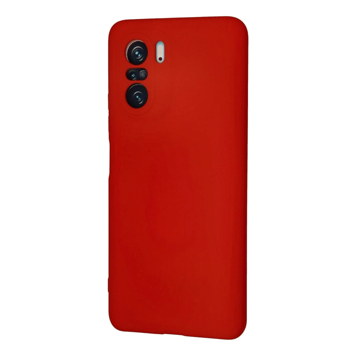 Xiaomi Poco F3 Kılıf Nano İçi Kadife Silikon - Kırmızı görsel 3