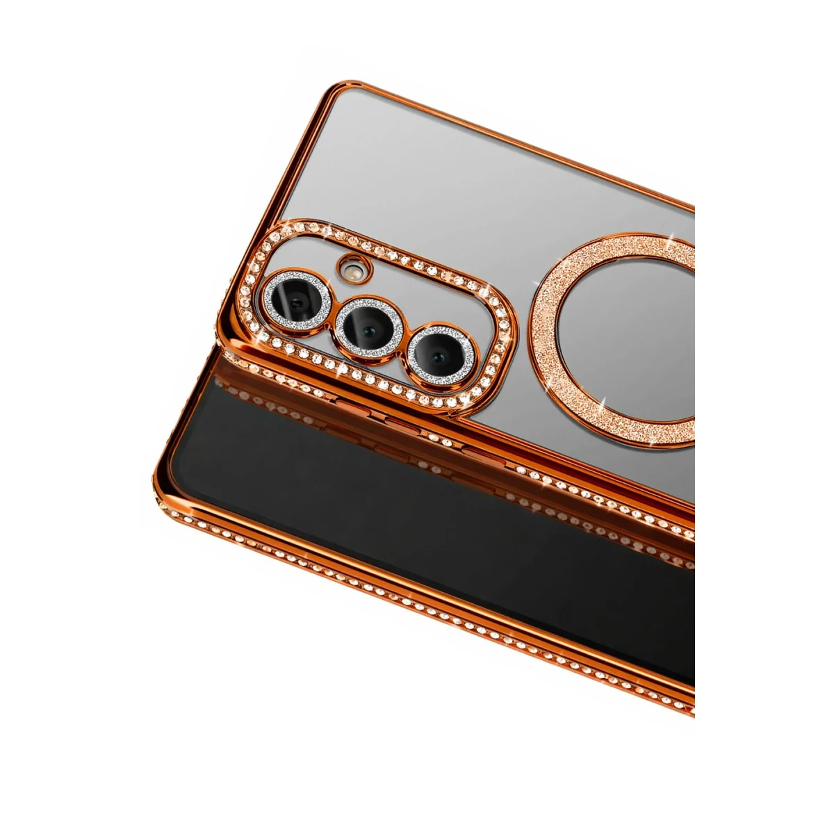 Joko Samsung Galaxy S26 Joke Simli Magneticsafe Kılıf - Turuncu görsel 2