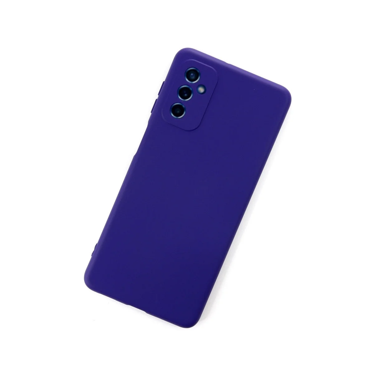 Samsung Galaxy M52 5g Kılıf Nano İçi Kadife Silikon - Mor görsel 3