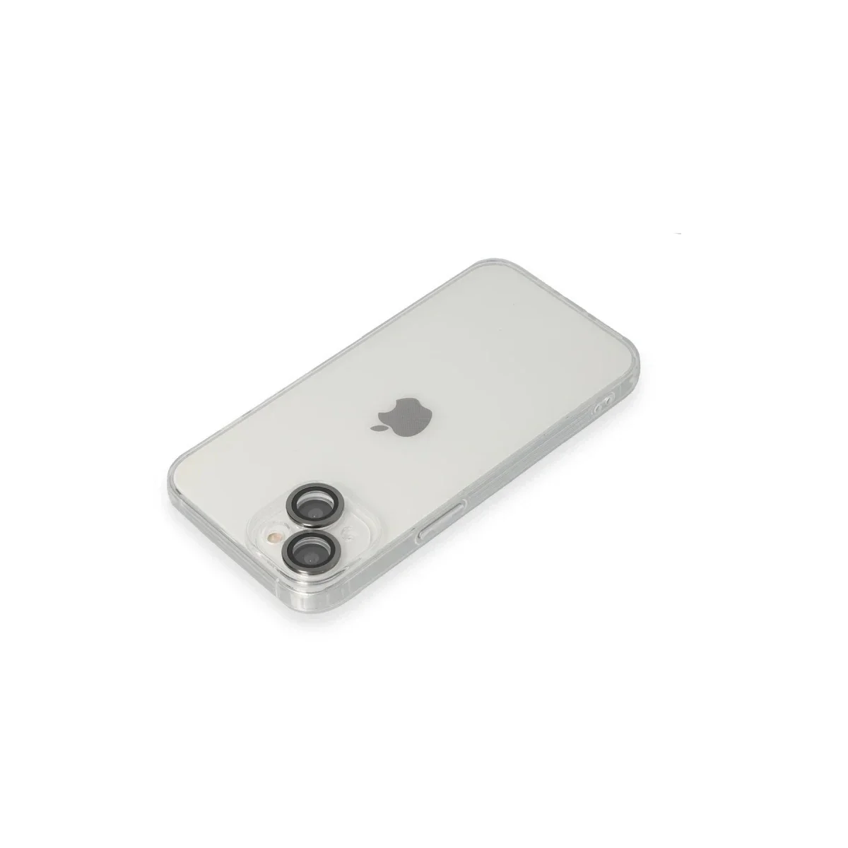 Apple iPhone 14 Kılıf Luko Lens Silikon - Siyah görsel 3