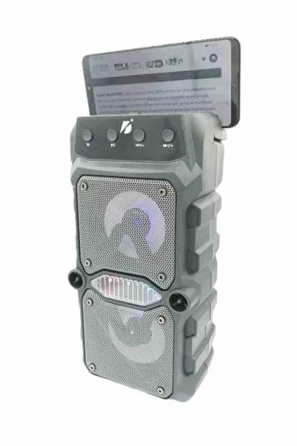 Çift Çıkışlı Güçlü Bataryalı Kablosuz Yüksek Ses Kaliteli Bluetooth Hoparlör görsel 5