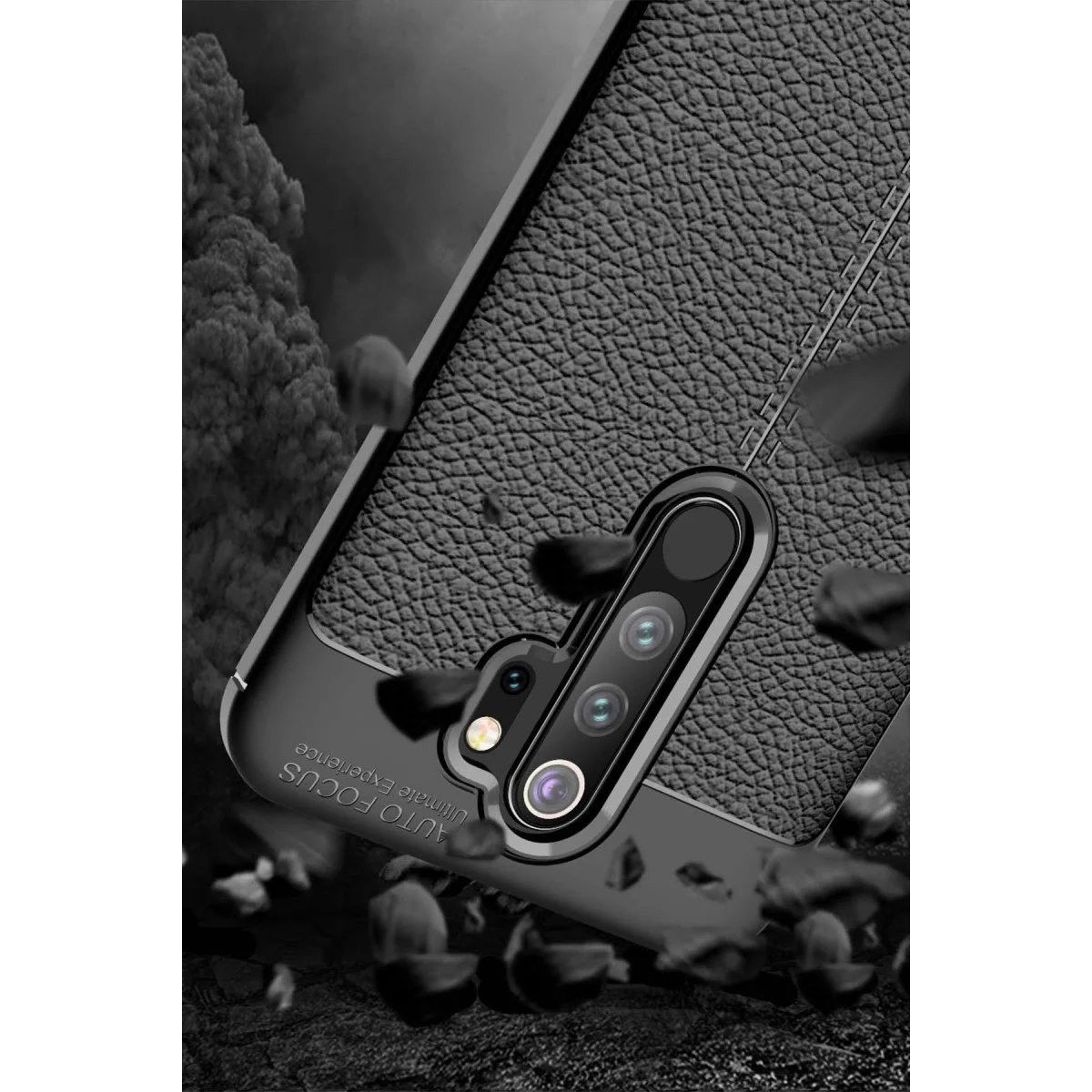 Xiao Red Note 8 Pro Kılıf Auto Focus Kapak - Kırmızı görsel 4