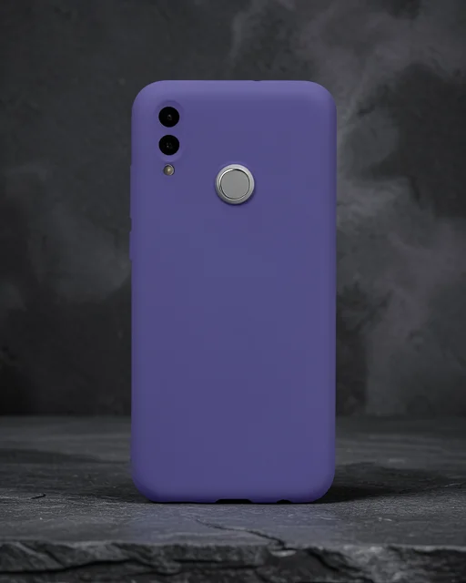 Huawei P Smart 2019 Kılıf Nano İçi Kadife Silikon - Mor