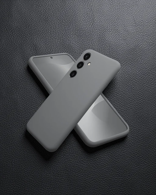 Samsung Galaxy A36 Kılıf First Silikon - Gri