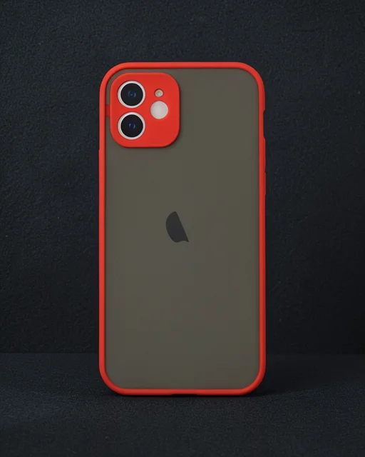 Apple İphone 12 Mini Kılıf Montreal Silikon Kapak - Kırmızı