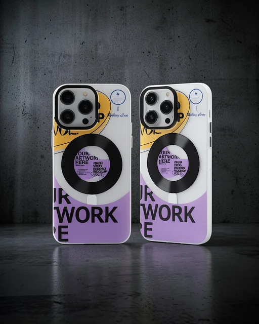 Apple İphone 14 Pro Max Kılıf Apollo Magneticsafe Desenli Kapak - Apollo Şeffaf - 6