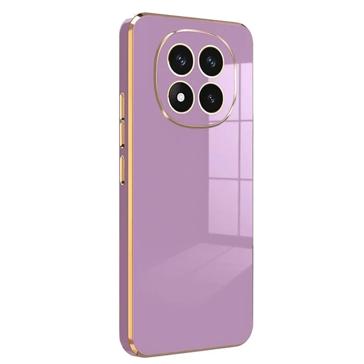 Xiao Red Note 14 Pro 4G Kılıf Volet Silikon - Mor görsel 2