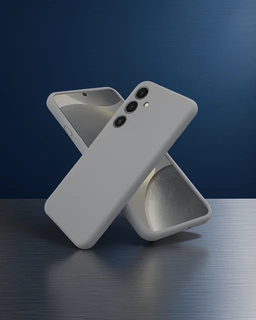 Samsung Galaxy A26 Kılıf First Silikon - Gri
