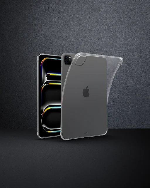 Apple İpad Pro 11 (2024) Kılıf Anti Shock Tablet Silikon - Şeffaf