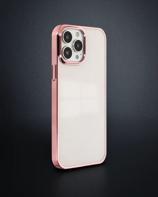 Apple İphone 13 Pro Kılıf Element Silikon - Pembe