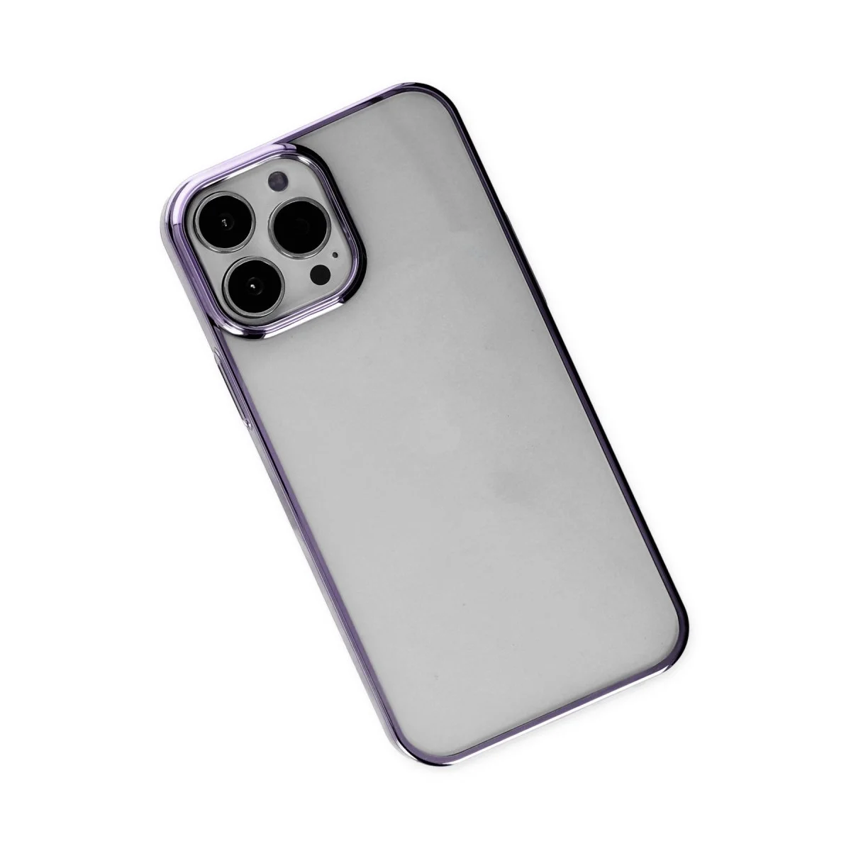 Apple İphone 14 Pro Kılıf Element Silikon - Mor görsel 3
