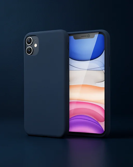 Apple İphone 11 Kılıf First Silikon - Lacivert