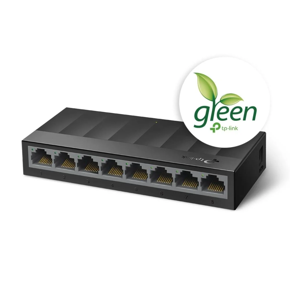LS1008G 8 Port 10/100/1000 Gıgabıt Plastik Kasa Swıtch